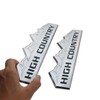 2X High Country Emblem Fender Tailgate Badge Strong Adhesive Fit
