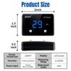JJCOCO 232PSI Oil Pressure Gauge LED Digital Display 12V Press