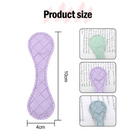 Leather Magnetic Bookmark, 3Pcs Braided Pattern Magnetic Bookmarks, Magnet Bookmark Clips Gift for Women, Kids, Reading Lovers, Teacher Gift for School Office Home Supplies (Blue+Green+Purple)