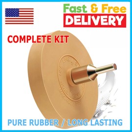 Inkcredibleprinting Car Decal Remover Rubber Eraser Wheel Tool for Drill Adhesive Pinstripe Sticker