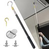 TAROTKIN Attic Ladder Door Pull Down Hook Cord Stair System