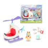 Bluey - Bingo Helicopter, Blue Dog Vehicle, Helicopter with Accessories