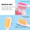 EasyHonor Folding Toothbrush - Soft Potable Travel Size, Individually Wrapped
