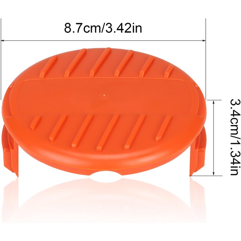4 Pack (4 Spool Cap+4 Spring) Trimmer Line Cap and