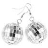 BESPORTBLE Disco Ball Dangle Earrings for Women Retro Neon Light