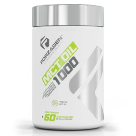 Forzagen  Suplemento Alimenticio MCT Oil  800 mg de Triglicéridos de Cadena Media  60 Servicios  Proveniente de Aceite de Coco  Keto  Suplemento...   
