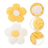 Lurrose 12 Pcs Crochet Flower Appliques Sew On Crochet Flower