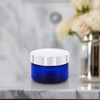 (12 Pack) 12 oz Cobalt Blue PET Plastic Jar with