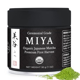 Matcha Konomi Miya Matcha 30 G - Té Verde Matcha Japonés Ceremonial Orgánico Premium En Polvo - Primera Cosecha - Sin Azúcar - Certificado Por Usda Y 