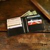 Yoder Leather Company Brown Shark Skin Hipster Bifold Jumbo Wallet