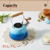 ROCKURWOK Tea Kettle, Tea Pot with Cool Touch Ergonomic Handle,