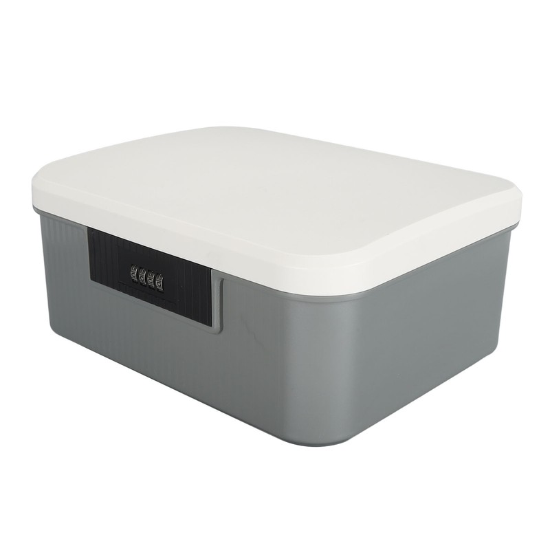 9L Capacity Lockable Storage Trunk for Files Document Organizer Double