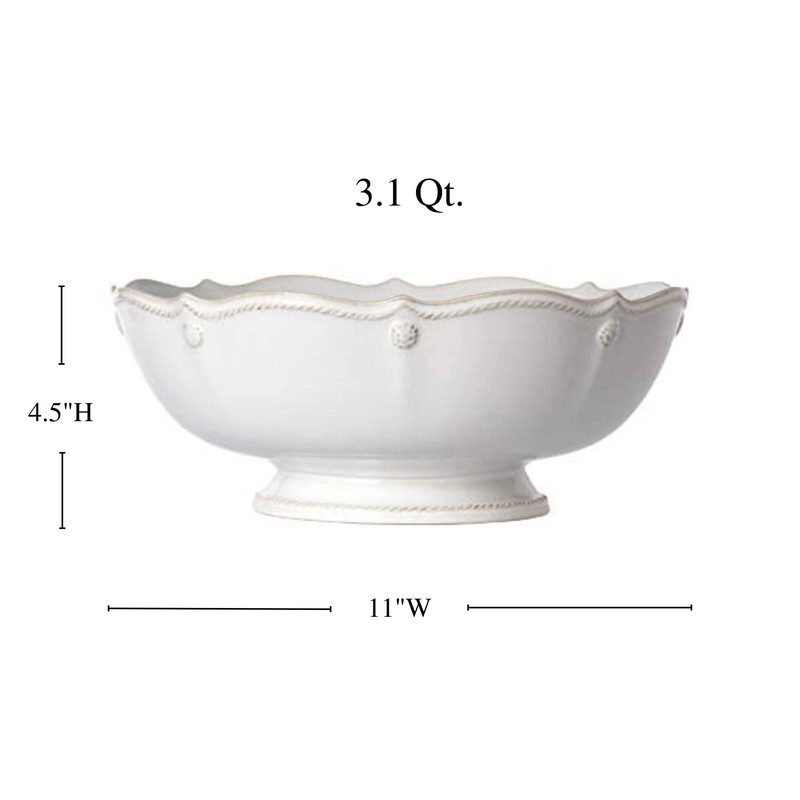 Juliska Berry & Thread Footed Fruit Bowl - Whitewash