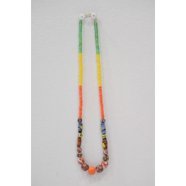 Unbranded Necklace Beaded Assorted Colorful New Tribal Glass Necklaces
