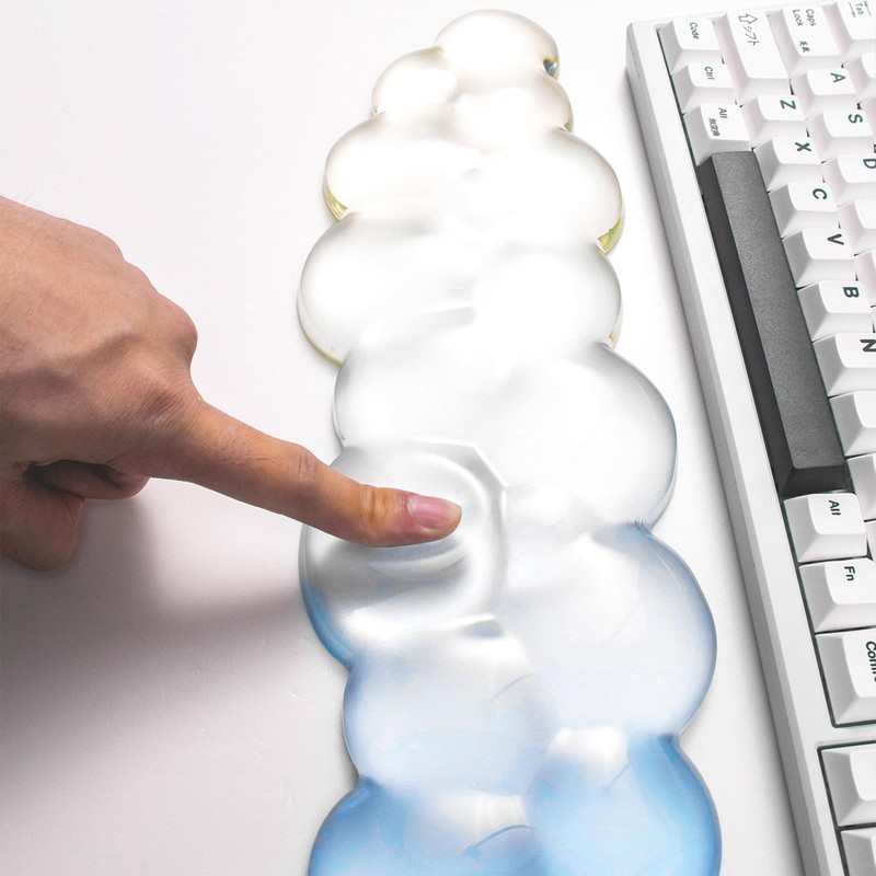 Ergonomic Gel Cloud Keyboard and Mouse Wrist Rest Set –