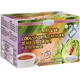 1 Box/Caja Alcachofivida Artichoke TEA- Box with 30 tea bags / Caja con 30 sobres de te