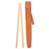 Genuine leather drumstick pouch with a button stud closure, gift