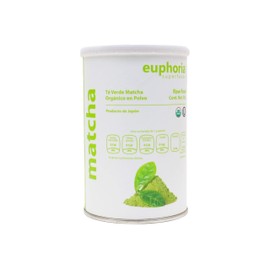Té Matcha Orgánico Euphoria Superfoods 50 g  Polvo Deshidratado Premium  Certificado USDAKosher  Superalimento de Japón                               
