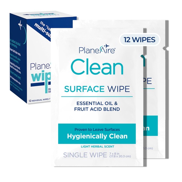 PlaneAire PlaneAire Clean Wipes | Surface Cleaning Wipes | Individual