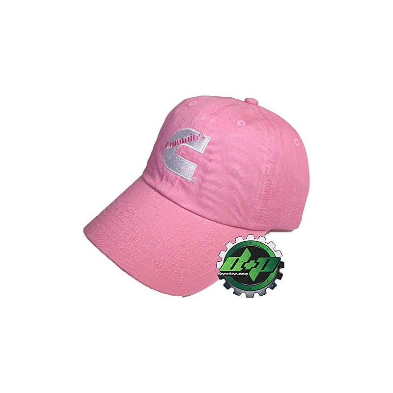 Pink Dodge Cummins Cap Hat Embroidered Center Set Logo