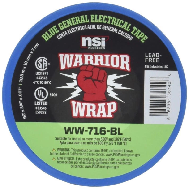 Does Not Apply WarriorWrap General 3/4 in. x 60 ft.