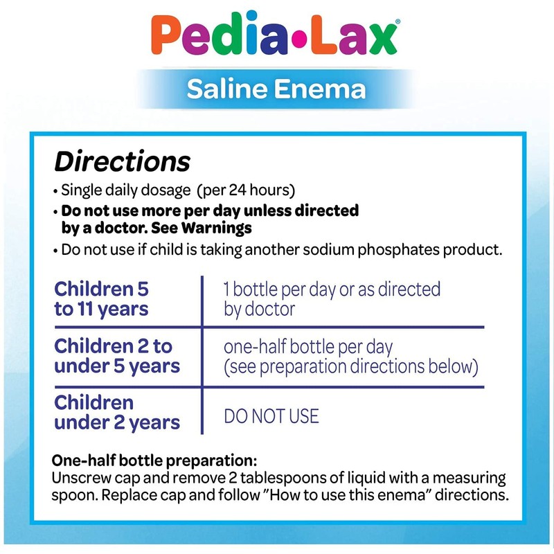 Pedia-lax FLEET ENEMA CHILDREN, 2.25 Fl Oz (Pack of 6)