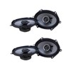 Crunch CS-5768CX, 250 Watts Full Range 2 Way 4 Ohms