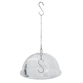 Shepherd Hooks Myard Suspensory Hunger Solid Clear PC Wobbly Squirrel Proof Baffle Deflector for Bird Feeder MBF BD13H