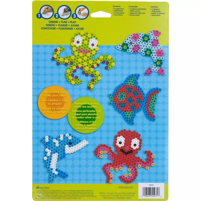 Perler DIY Perler Ocean Buddies Kids Fused Bead Ironing Craft