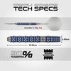 WINMAU Darts – Lunaris 90% Tungsten Darts Set | Fusion