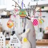 HAKOTOM Pack of 10 Easter Wind Chimes Craft Set Children