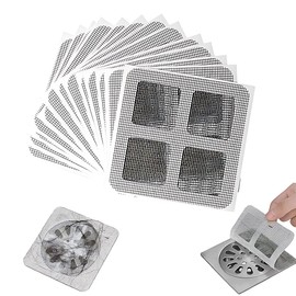 Pack of 50 Disposable Stickers Drain Protector Drain Filter Drain Strainer Hair Catcher for Shower Drains and Shower Drains Hair Strainer Shower Large