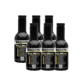 Bardahl 1560 Full Metal Motor Oil Additive - Car Engine Protection Treatment - ZDDP Formula with C60 Fullerenes Nano Anti-Wear Anti-Friction Formula to Protect & Lower Temperature - 12 fl oz (6 Pack)