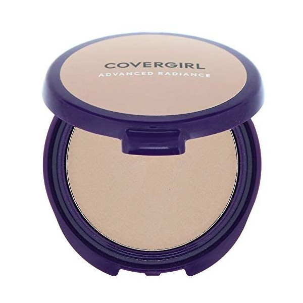 CoverGirl Advanced Radiance Age-Defying Pressed Powder, Creamy Natural 110, 0.39-Ounce (Pack of 2)