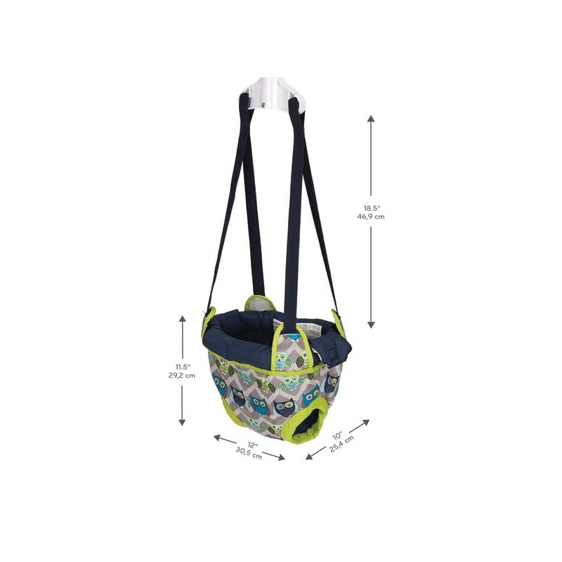Evenflo Exersaucer Johnny Jumper Featuring Easy-to-Use Clamp Attachment for Quick