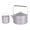 Boundless Voyage 380ml Titanium Teapot with Filter Tea Kettle Stovetop