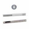 100 Sets Grommet Kit with Eyelets Washers 0.236 Inch 3PCS