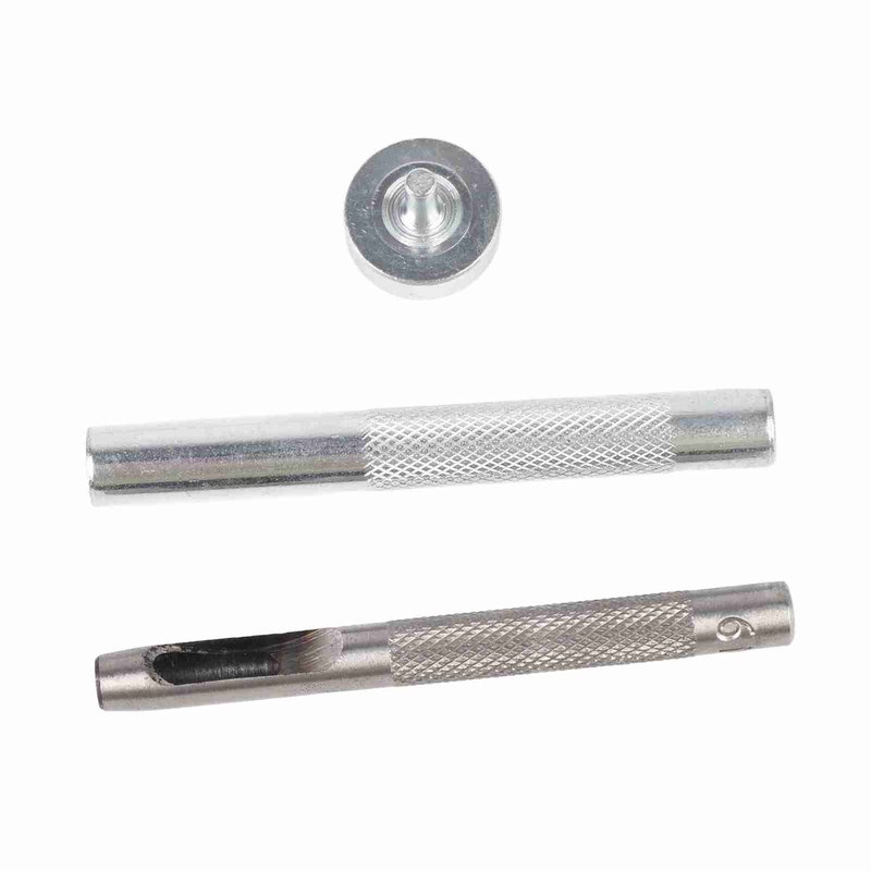 100 Sets Grommet Kit with Eyelets Washers 0.236 Inch 3PCS