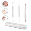Nail Scraper, Nail Filing, Sweetskin Cutter, Set of 3, Stainless