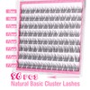 Natural Cluster Lashes Wispy CC Curl 9-11MM Mixed Lengths Eyelash