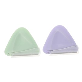 Healeved 2pcs Mini Eyebrow Trimmer Portable Razor for Makeup Easy to Use Travel-friendly Eyebrow Cutters