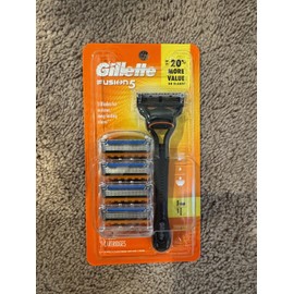 Gillette Fusion 5 - 1 Handle & 5 Cartridges