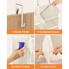 ULG Over the Door Organizer, 5-Tier Extra Large Hanging Storage