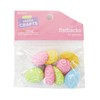 Swirly Easter Egg Flatback Embellishments - 10 Pieces