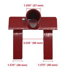 Pallet Buster, Deck Wrecker, Pallet Disassembly Tool, Deck Board Tool, Industrial Breaker for Removing or Tearing Down Woods of Pallet Projects & Deck Disassembly, Chili Red
