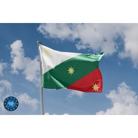 Flag of The First Mexican Empire (1821-1823) | Unique Design Print | Made in EU (3x5 Ft / 90x150 cm)