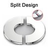 4 Pack Stainless Steel Pipe Covers, Wall Split Flanges Pipe