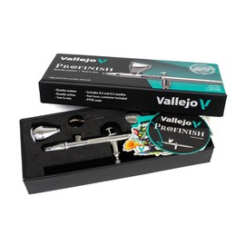 Vallejo Profinish Gravity-fed Dual-Action 2-in-1 Airbrush 90002