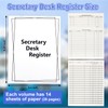 5 Pieces Checkbook Transaction Register 6.4 * 8.25inch Secretary Deskbook