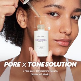 TIRTIR Sérum Niacinamida 20 30 ml  Suero facial antimanchas con retinol y glutatión  Minimiza poros, controla brillo, unifica tono  Skin care coreano 